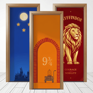 CAPA PAINEL PORTA HARRY POTTER | TECIDO PREMIUM | VÁRIOS MODELOS - 85cm x 2.10M