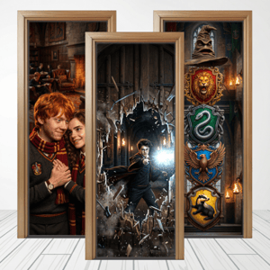 CAPA PAINEL PORTA HARRY POTTER | TECIDO PREMIUM | VÁRIOS MODELOS - 85cm x 2.10M