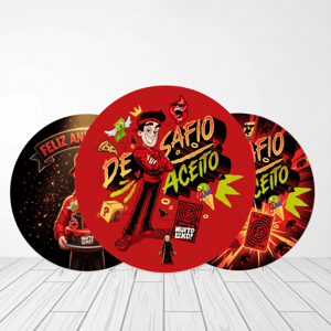 CAPA PAINEL REDONDO ENALDINHO | TECIDO PREMIUM | VÁRIOS MODELOS - 1.50X1.50M E 50X50CM