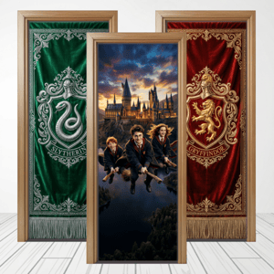 CAPA PAINEL PORTA HARRY POTTER | TECIDO PREMIUM | VÁRIOS MODELOS - 85cm x 2.10M