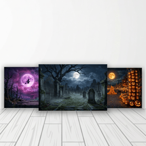 CAPA FUNDO FOTOGRÁFICO HORIZONTAL HALLOWEEN | TECIDO PREMIUM | VÁRIOS MODELOS - 1.50X2.20CM