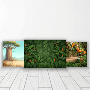 CAPA FUNDO FOTOGRÁFICO HORIZONTAL SAFARI | TECIDO PREMIUM | VÁRIOS MODELOS - 1.50X2.20CM
