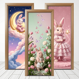 CAPA PAINEL PORTA COELHINHA| TECIDO PREMIUM | VÁRIOS MODELOS - 85cm x 2.10M