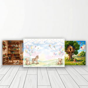 CAPA FUNDO FOTOGRÁFICO HORIZONTAL DIA DAS CRIANÇAS | TECIDO PREMIUM | VÁRIOS MODELOS - 1.50X2.20CM