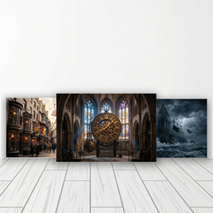 CAPA FUNDO FOTOGRÁFICO HORIZONTAL HARRY POTTER | TECIDO PREMIUM | VÁRIOS MODELOS - 1.50X2.20CM