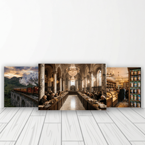 CAPA FUNDO FOTOGRÁFICO HORIZONTAL HARRY POTTER | TECIDO PREMIUM | VÁRIOS MODELOS - 1.50X2.20CM