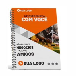 Caderno Capa Dura A4 personalizado Empresarial