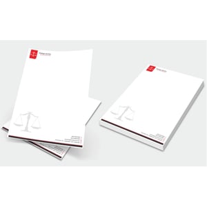 Papel Timbrado 21x31 cm 4/0 Cor papel off set 75g Papel Off-set 75g 21x31 4/0   