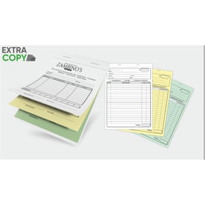 Bloco 21x23 cm 1/0 cor 25x3 vias PAPEL EXTRACOPY PAPEL EXTRACOPY 21x23 1/0  PAPEL EXTRACOPY 
