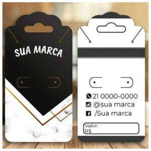 Tag  Joia 4/1 cor ( tinta preta no verso) e Corte Especial 180g 0 4/1 Verniz Uv Total Frente Corte Especial 