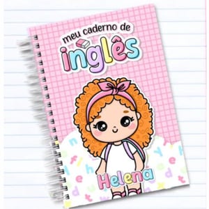 Caderno Capa Dura A4 personalizado ESCOLAR Papel Off-set 75g 215x300    96 páginas
