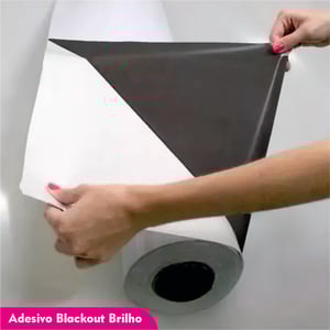 Adesivo Vinil blackout corte reto Vinil Branco  Colorido  Sem acabamento 