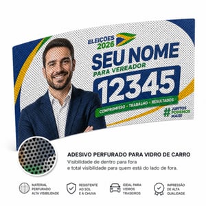 PERFURADO POLÍTICO ( TAM 66 X 33 )  66 X 33   A ESCOLHER NO ATO DA COMPRA 