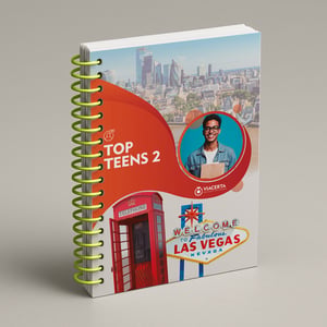 Inglês Teens 2 - Look 2 Capa em Triplex 300g - Miolo em Sulfite 90g 20,5X28,5 cm Colorido Capa com BOPP Brilho Espiral 