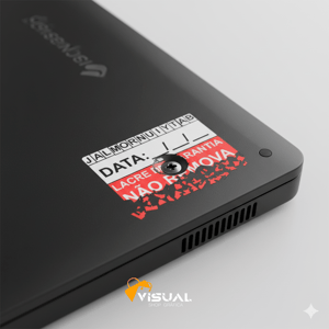 ADESIVO CASCA DE OVO Adesivo destrutÍvel casca de ovo - pvc 0,09mm Varias opções 4x0 Sem revestimento Sem acabamento 