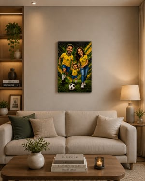 Quadro Caricatura Copa do Mundo 2026