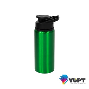 Garrafa de Alumínio Tampa Flip 600ml Personalizada - Kit 25 unidades