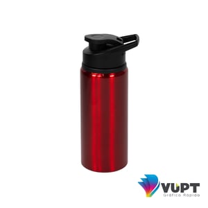Garrafa de Alumínio Tampa Flip 600ml Personalizada - Kit 25 unidades