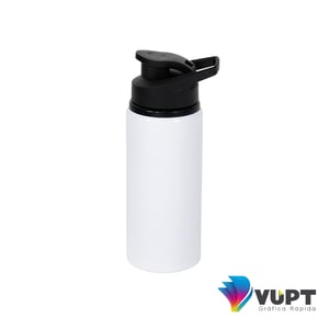 Garrafa de Alumínio Tampa Flip 600ml Personalizada - Kit 25 unidades