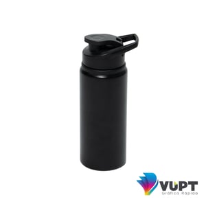 Garrafa de Alumínio Tampa Flip 600ml Personalizada - Kit 25 unidades