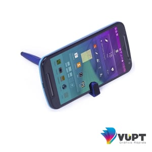 Caneta Branca Lisa com Ponteira Touch Personalizada