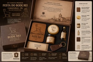kit comeorativo  - PREMIUM - personalizado - Caixa com aba magnética - PREMIUM - personalizada + base de madeira + caneca de porcelana + cartão + artesanato e proutos alimenticios ( não incluso )