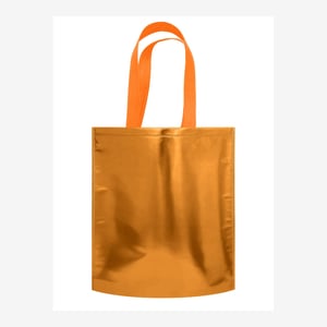 Bolsas Sacolas Ecológica TNT 80 gr- METALIZADO - colorida - 1 lado - 50x40 cm - Prática e Sustentável - 100 unidades