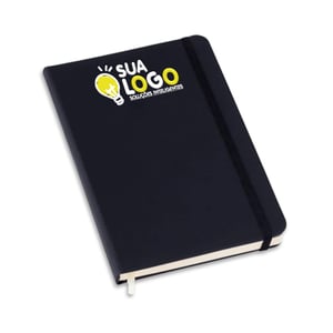 MOLESKINE MIOLO 80 folhas PADRÃO COM PAUTA + CAPA Caderneta tipo moleskine - miolo em papel pólen natural 14x21cm 4x0   