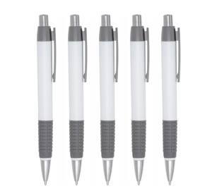 Caneta Lisa Personalizada Plástico Branco  Laser /  DTF UV   