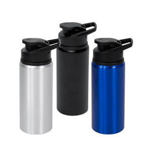 Garrafa de Alumínio Tampa Flip 600ml Alumínio     