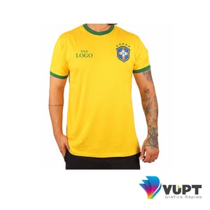 Camisa do Brasil Copa do Mundo 2026 Personalizada - 6 unidades