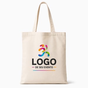 Bolsas Sacolas Ecobag 28x37cm Algodão Cru 190g Personalizada - 50 unidades  28x37cm DTF têxtil 13,5 x 13,5 cm   