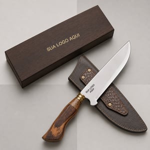 FACA PICANHEIRA TRADICIONAL AÇO INOX  COM ALTO TEOR DE CARBONO - RAMIN - 9 Pol + caixa acartonada      