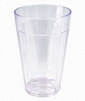 Copo americano Plástico Transparente     