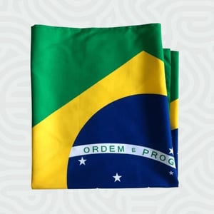 Bandeira Dupla-Face Personalizada Uso Profissional