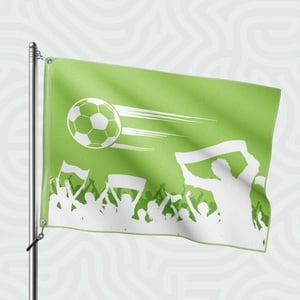 Bandeira Dupla-Face Personalizada Uso Profissional