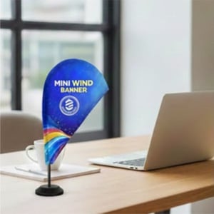 Mini Wind Banner Promocional Personalizado