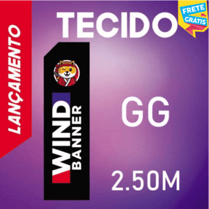 TECIDO (GG) WIND FULL Tecido TecnoSport 100% Poliéster 2.50m x 0.65m 4x4 COR Impressão Ultra HD Sublimática Dupla-Face Embalagem / RETANGULAR FRETE GRÁTIS NAS COMPRAS ACIMA DE 100,00, CONSULTE AS REGIÕES.