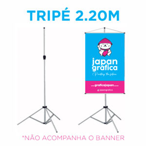 TRIPÉ ALUMÍNIO 2.20M ALUMÍNIO TRIPÉ C/ 2.20M  NÃO ACOMPANHA BANNER  FRETE GRÁTIS NAS COMPRAS ACIMA DE 100,00, CONSULTE AS REGIÕES.