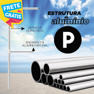 Haste (P) Wind Full Estrutura desmontável 2.18m x 0.65m Cor Natural Tubos de Alumínio 3/4 Embalagem FRETE GRÁTIS NAS COMPRAS ACIMA DE 100,00, CONSULTE AS REGIÕES.