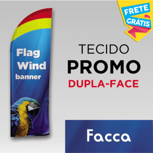 TECIDO PROMOCIONAL FACA (M) TECIDO TECNOSPORT 100% SINTÉTICO 1.95M X 0.65M DUPLA-FACE | IMPRESSÃO ULTRA-HD EPSON LINHA BRANCA COSTURA OVERLOQUE EXTERNO FRETE GRÁTIS NAS COMPRAS ACIMA DE 100,00, CONSULTE AS REGIÕES.