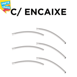 CURVA COM EMENDA COM ENCAIXE - 108CM Tubo de Alumínio Redondo 19,05mm (3/4)  Parede de 1.0mm  FRETE GRÁTIS NAS COMPRAS ACIMA DE 100,00, CONSULTE AS REGIÕES.