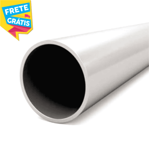 TUBO ALUMÍNIO 3/4 - 6M Tubo de Alumínio Redondo 19,05mm (3/4)  Parede de 1.0mm  FRETE GRÁTIS NAS COMPRAS ACIMA DE 100,00, CONSULTE AS REGIÕES.