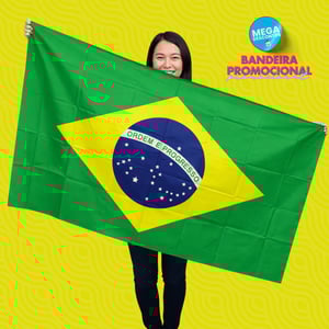 BANDEIRA DO BRASIL 100% POLIÉSTER 1.40M x 1.0M 4X0 COR ULTRA-HD EPSON  CORTE A LASER 