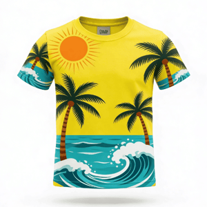 Camiseta Helanca Plus Infantil HELANCA PLUS 0.120 G/M2 PERSONALIZADA MASCULINO INFANTIL 4X0 COR ULTRA-HD EPSON 100% POLIÉSTER IMPRESSÃO TOTAL / TINTA ORIGINAL MADE IN JAPAN FRETE GRÁTIS NAS COMPRAS ACIMA DE 100,00, CONSULTE AS REGIÕES.