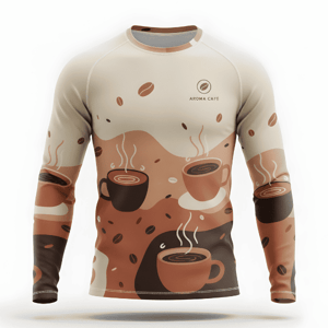 Camiseta Helanca Plus Manga Longa HELANCA PLUS 0.120 G/M2 PERSONALIZADA UNISEX MANGA LONGA 4X0 COR ULTRA-HD EPSON 100% POLIÉSTER IMPRESSÃO TOTAL / TINTA ORIGINAL MADE IN JAPAN FRETE GRÁTIS NAS COMPRAS ACIMA DE 100,00, CONSULTE AS REGIÕES.