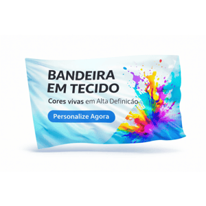 Bandeira Promocional em Tecido TECIDO OXFORD HD PERSONALIZADA 4x0 COR ÚNICA FACE LARGURA ATÉ 1.40M FRETE GRÁTIS NAS COMPRAS ACIMA DE 100,00, CONSULTE AS REGIÕES.