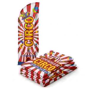 Tecido Wind Banner para Divulgação (GG) TECIDO TECNOSPORT 100% SINTÉTICO 2.85M X 0.65M IMPRESSÃO ULTRA-HD EPSON DUPLA-FACE COSTURA INTERNA / FACA | PENA | VELA | ÂNGULO FRETE GRÁTIS NAS COMPRAS ACIMA DE 100,00, CONSULTE AS REGIÕES.