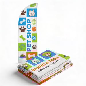 Tecido para Wind Banner de Fibra com Impressão (M) TECNOSPORT 2.0M X 0.65M   FACA | PENA | VELA | ÂNGULO FRETE GRÁTIS NAS COMPRAS ACIMA DE 100,00, CONSULTE AS REGIÕES.