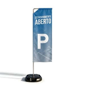 Wind Banner Full Alta Visibilidade (G) Base Titan Black Modelo Maleta com Alça 2.70m x 0.65m Dupla-Face | Impressão Ultra-HD Tecido TecnoSport 100% Sintético RETANGULAR / Estrutura de Alumínio Desmontável FRETE GRÁTIS NAS COMPRAS ACIMA DE 100,00, CONSULTE AS REGIÕES.